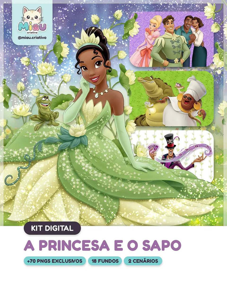 Kit Digital A Princesa e o Sapo 11 1
