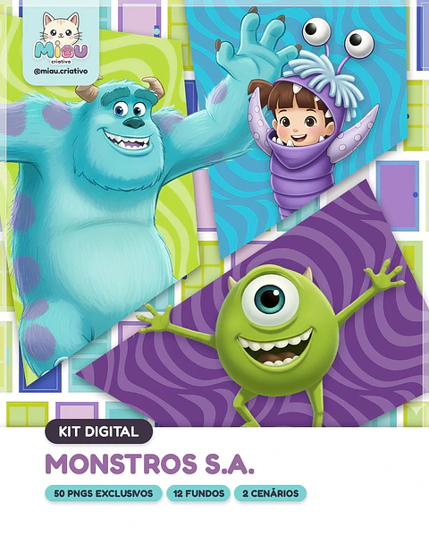 Kit Digital Monstros S.a 10