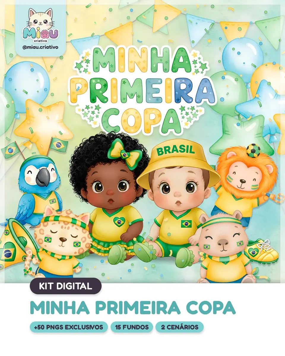 Kit Digital Minha Primeira Copa 8 1