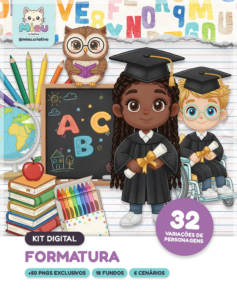 Kit Digital Formatura 6 1