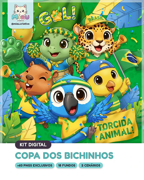 Kit Digital Copa dos Bichinhos 5