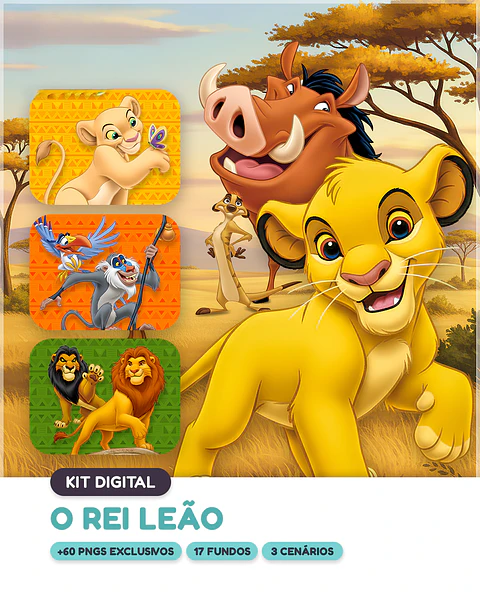 Kit Digital O Rei Leão 1
