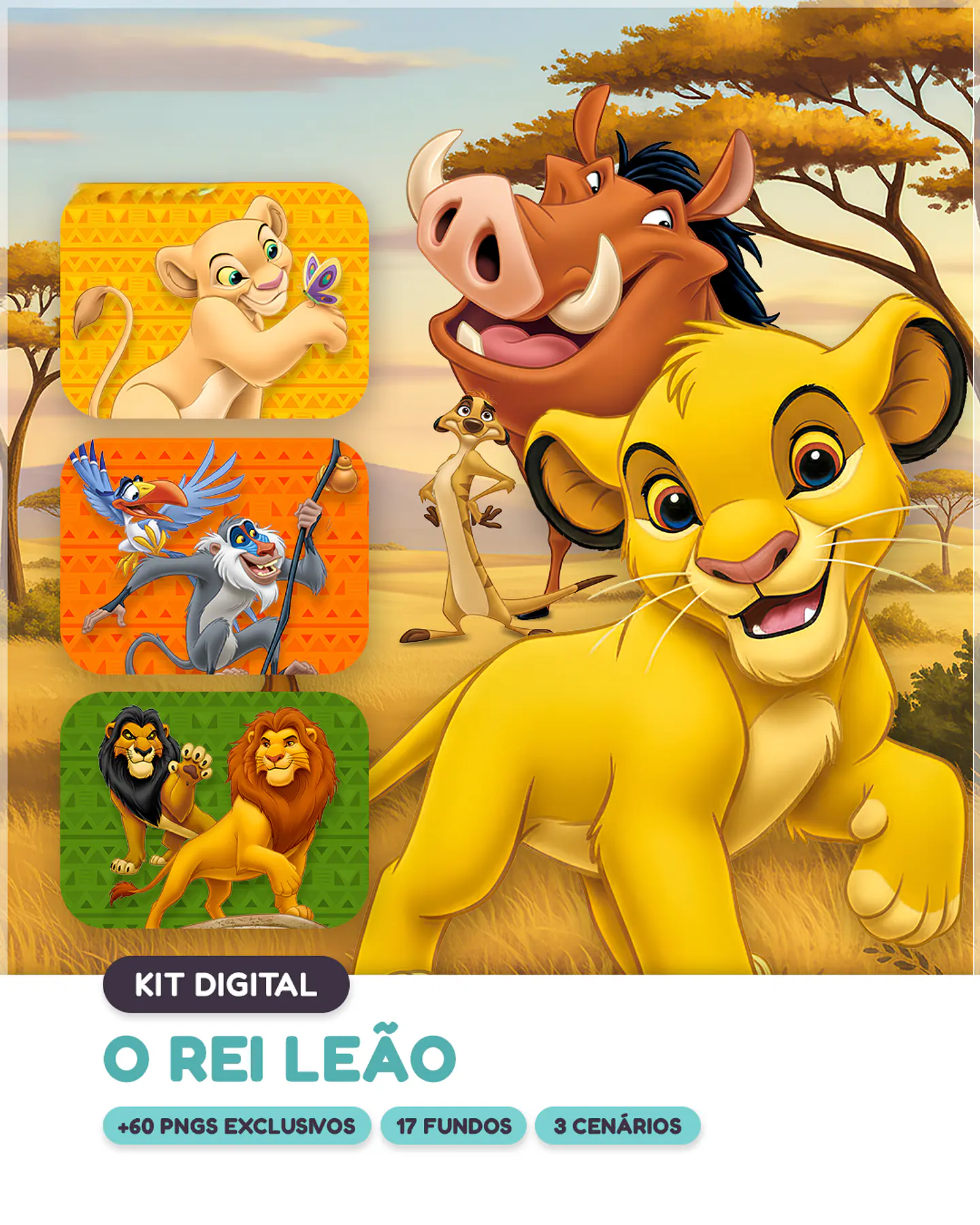Kit Digital O Rei Leão 1 1