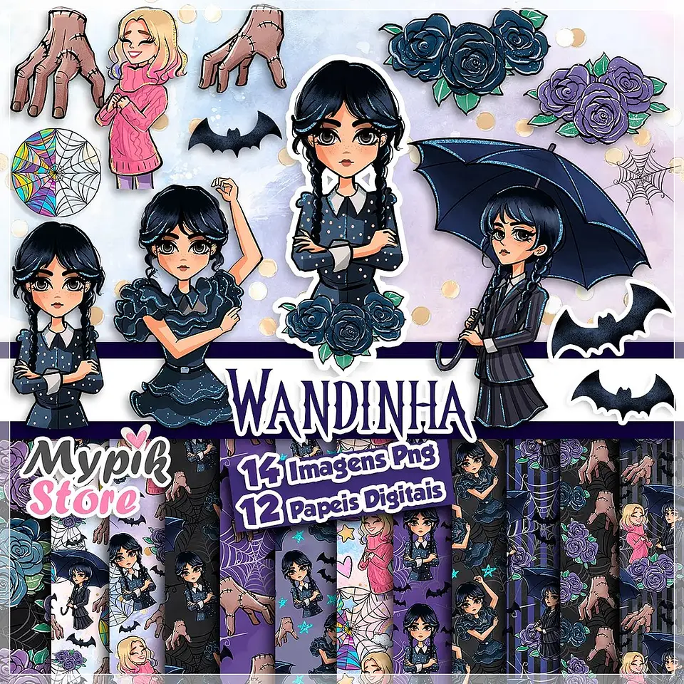 Kit Digital Wandinha 157 1