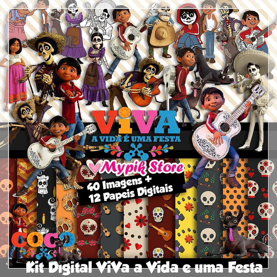 Kit Digital Store Viva a Vida e Uma Festa Coco 138 1