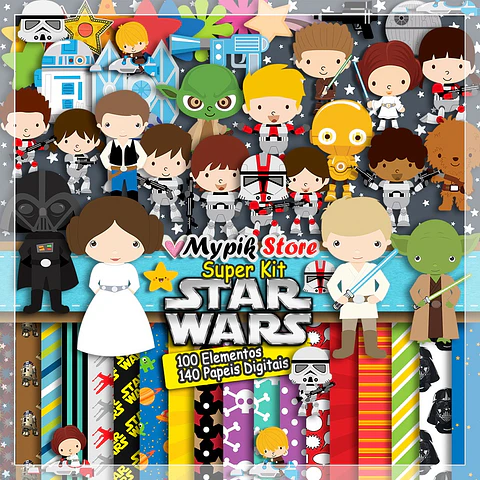 Kit Digital Store Star Wars (pp El) 133