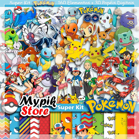 Kit Digital Store Pokemon 124