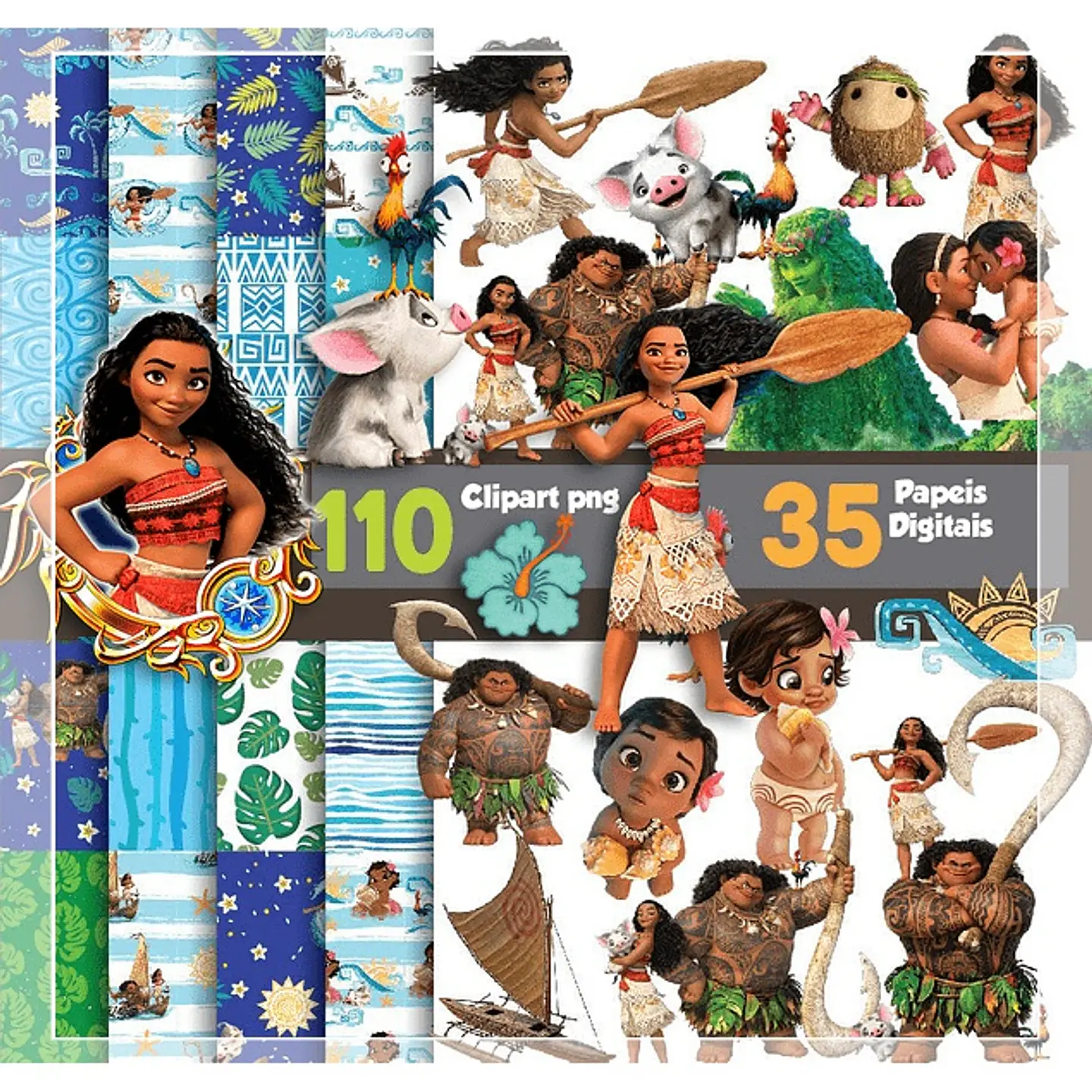 Kit Digital Store Moana Luxo Mpk 119 1