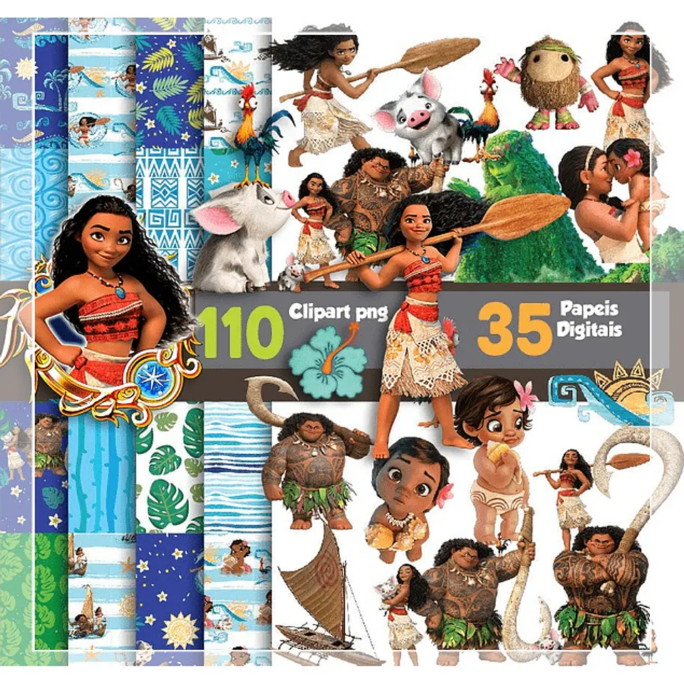 Kit Digital Store Moana Luxo Mpk 119 1