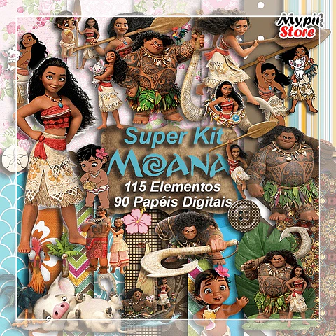 Kit Digital Store Moana Coleção Vol 118