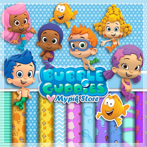 Kit Digital Store Bubble Guppies 110