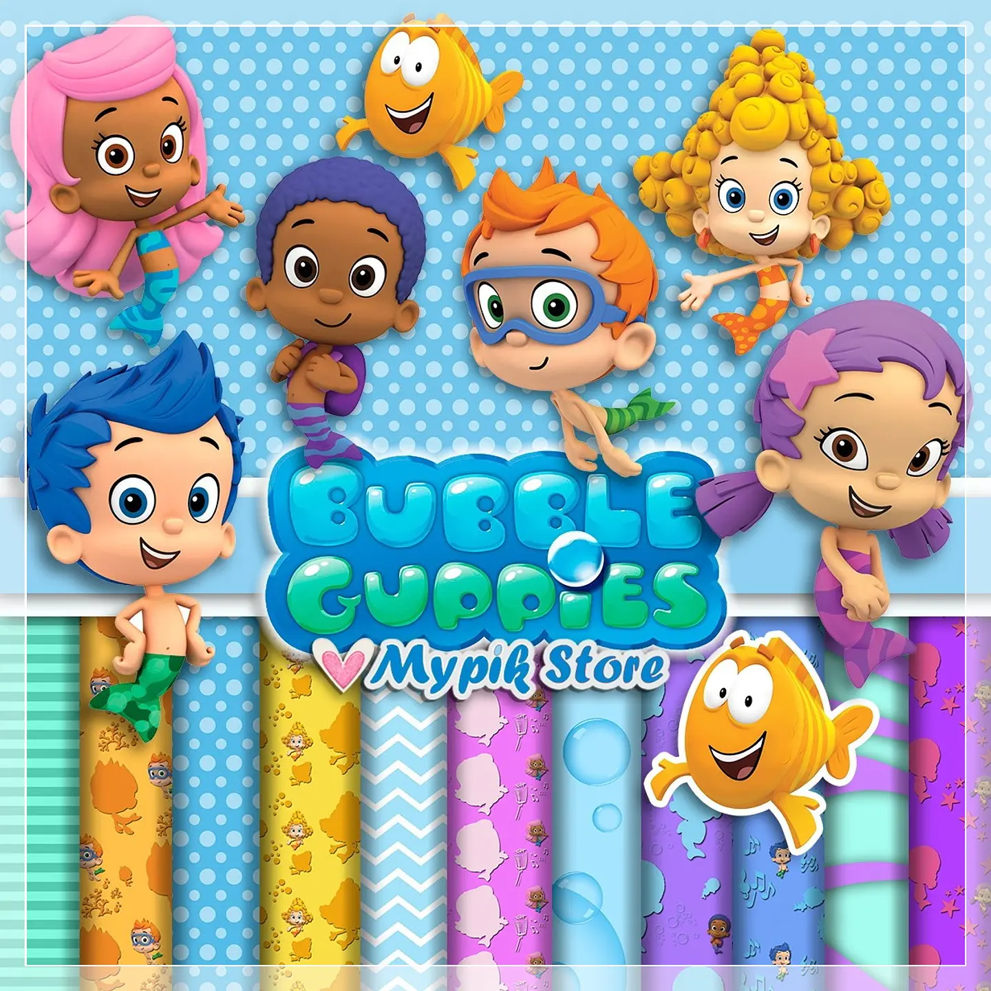 Kit Digital Store Bubble Guppies 110 1