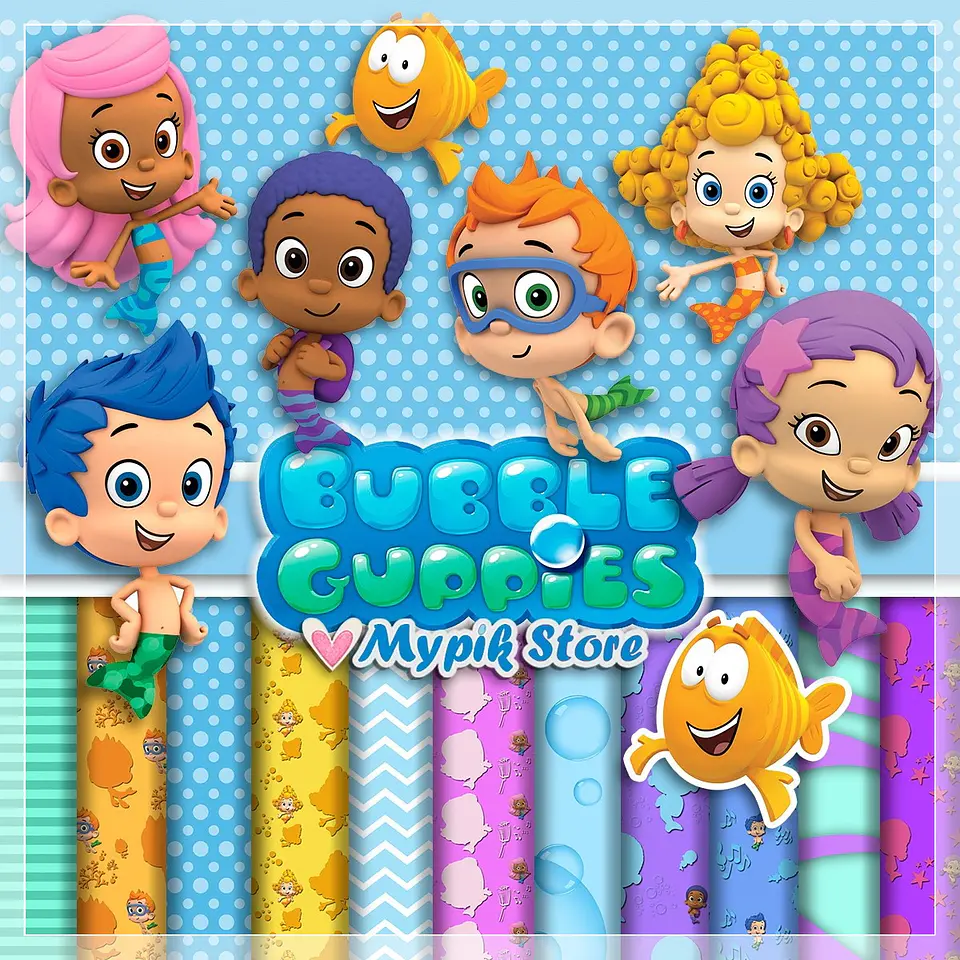 Kit Digital Store Bubble Guppies 110 1