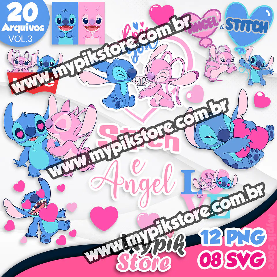 Kit Digital Stitch e Angel Vol.3 104 1