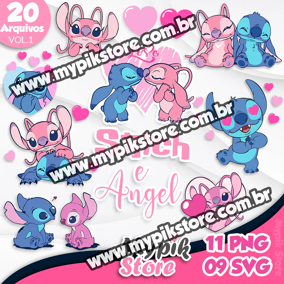 Kit Digital Stitch e Angel Vol.1 102 1