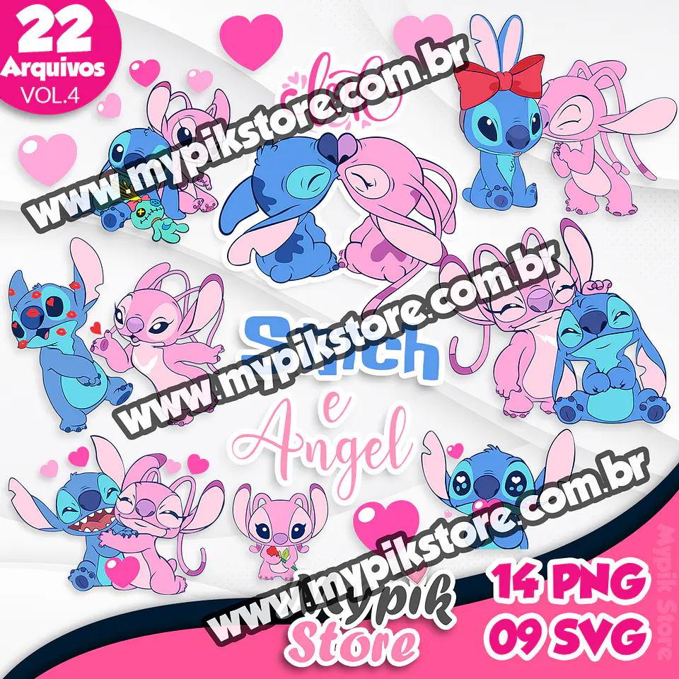 Kit Digital Stitch e Angel Vol 101 1