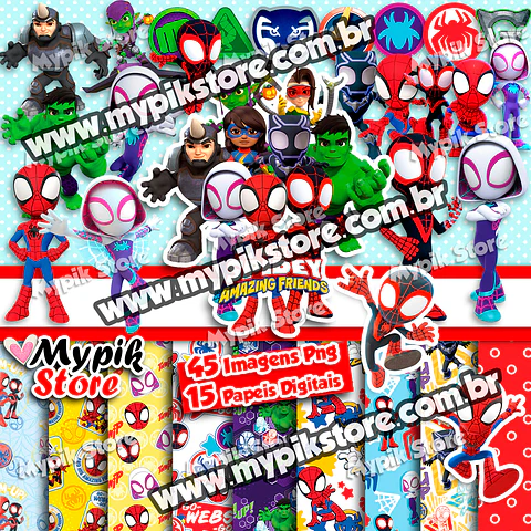 Kit Digital Spidey Amazing Friends 98