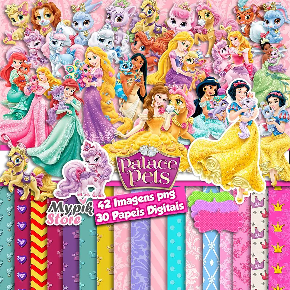 Kit Digital Princesas Pet 87 1