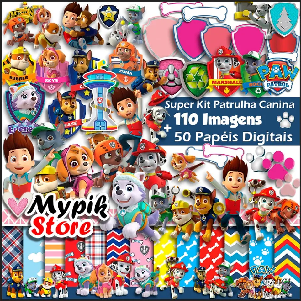 Kit Digital Patrulha Canina Novo 78 1