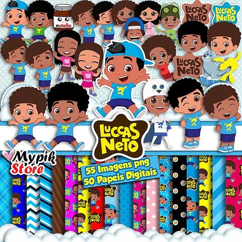 Kit Digital Luccas Neto Afro 55