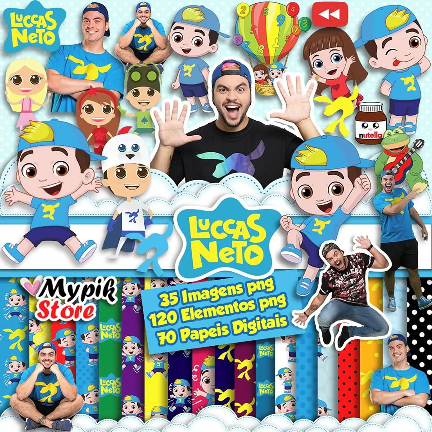 Kit Digital Luccas Neto 54 1