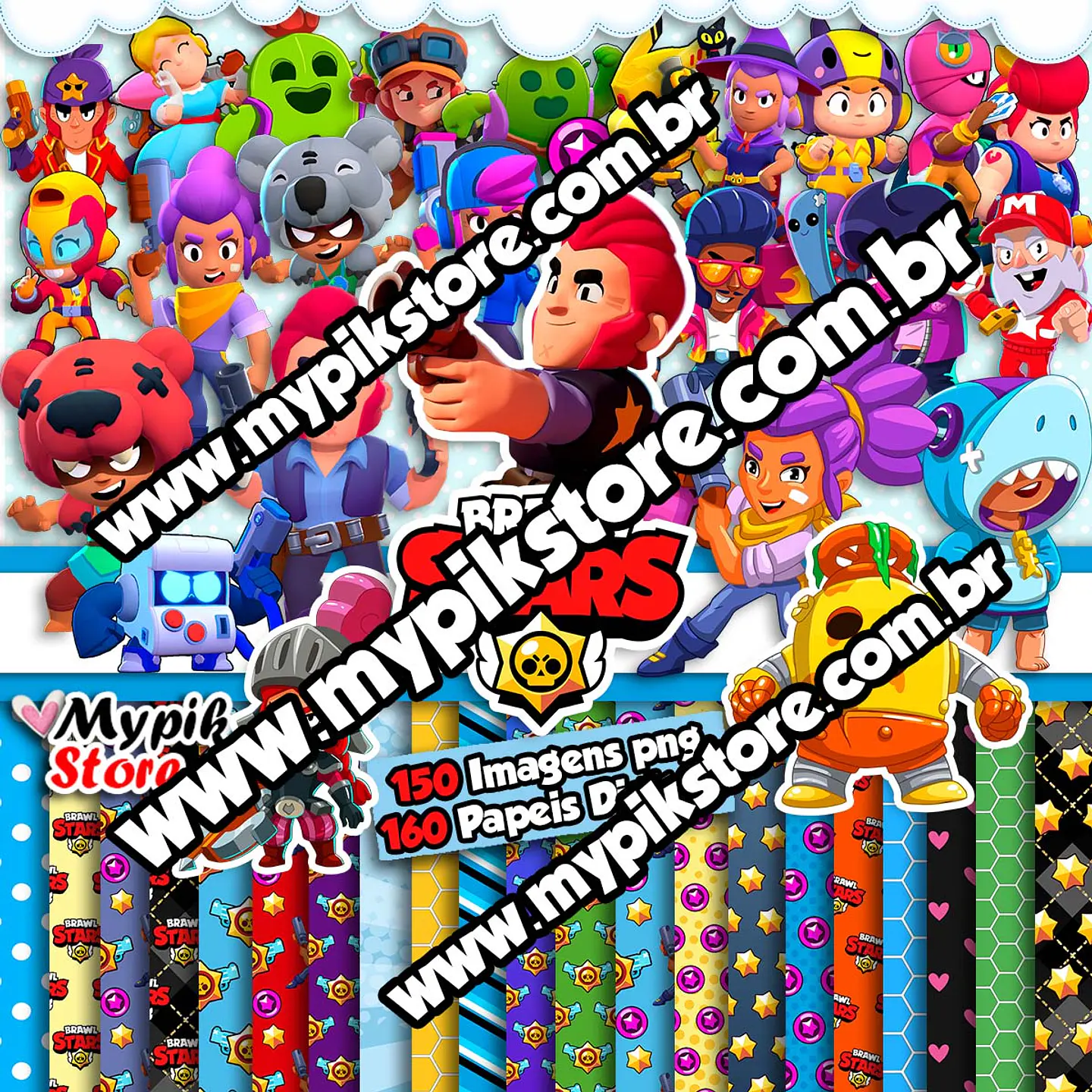 Kit Digital Brawl Stars 17 1