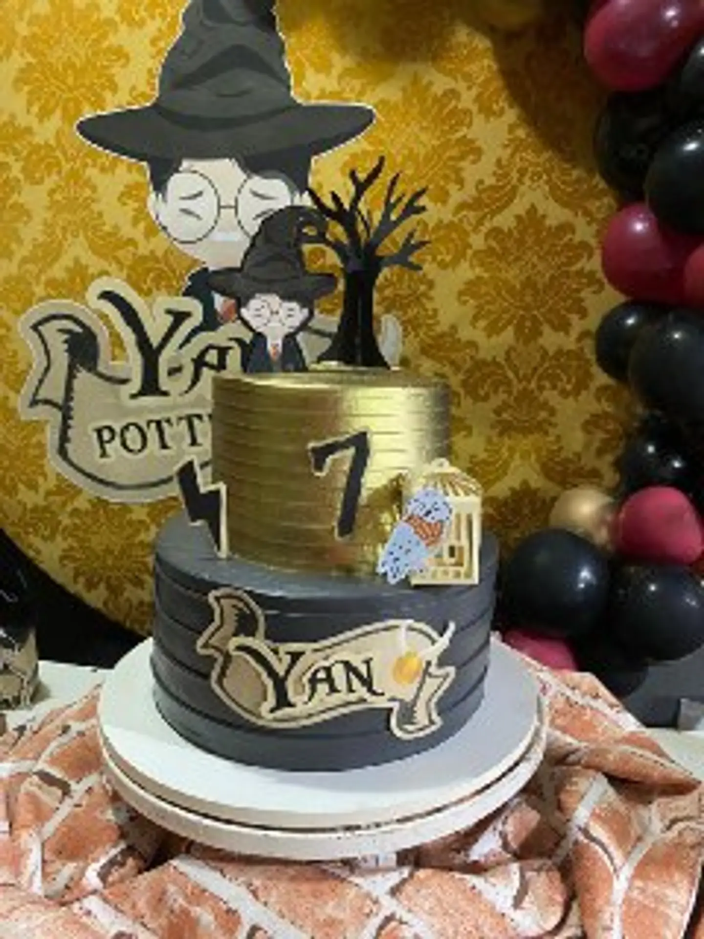 Arquivo de Corte Topo de Bolo Harry Potter Cute Baby 23 1