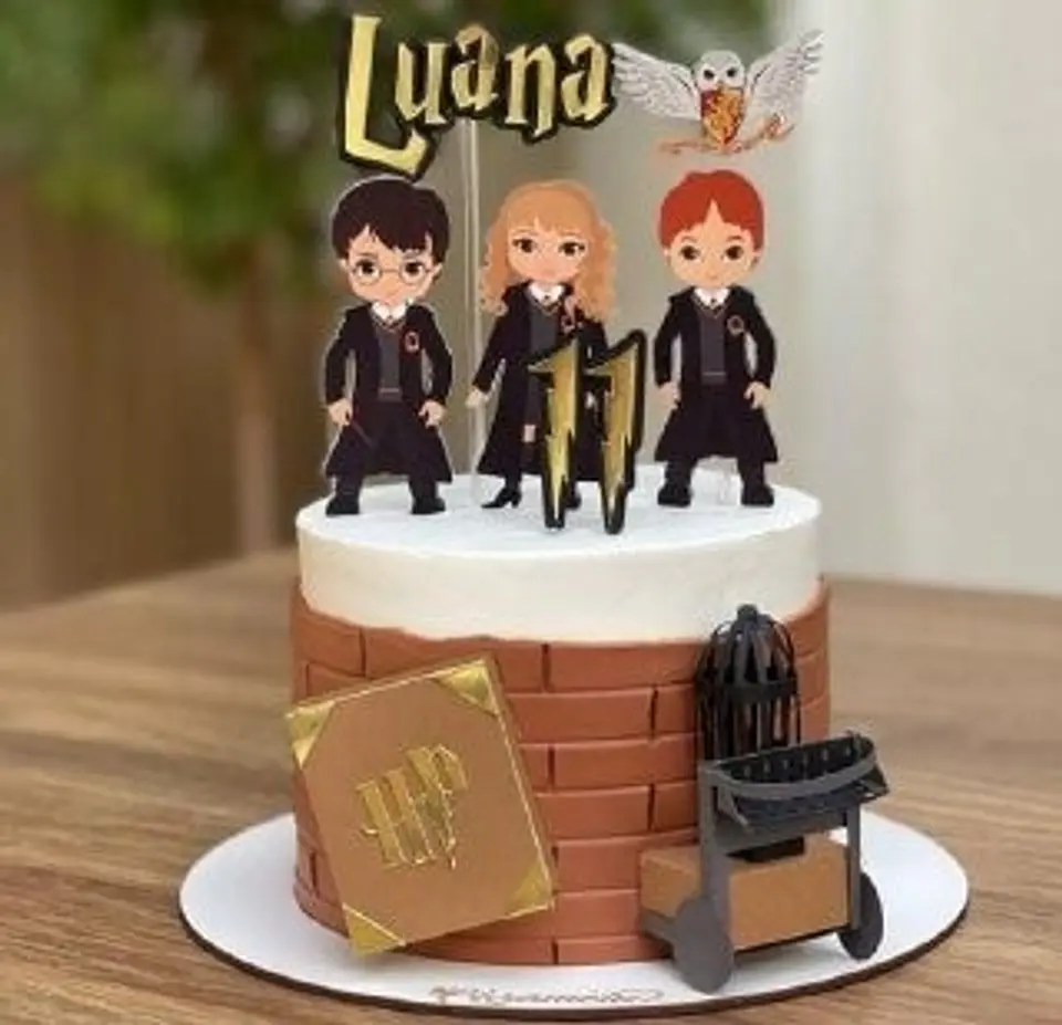 Arquivo de Corte Topo de Bolo Harry Potter Cute Baby 22 1