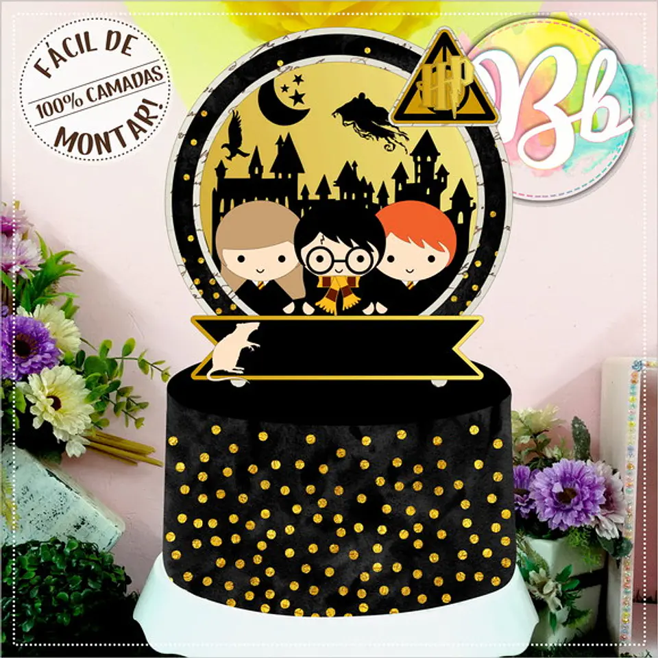 Arquivo de Corte Topo de Bolo Harry Potter Cute Baby 20 1