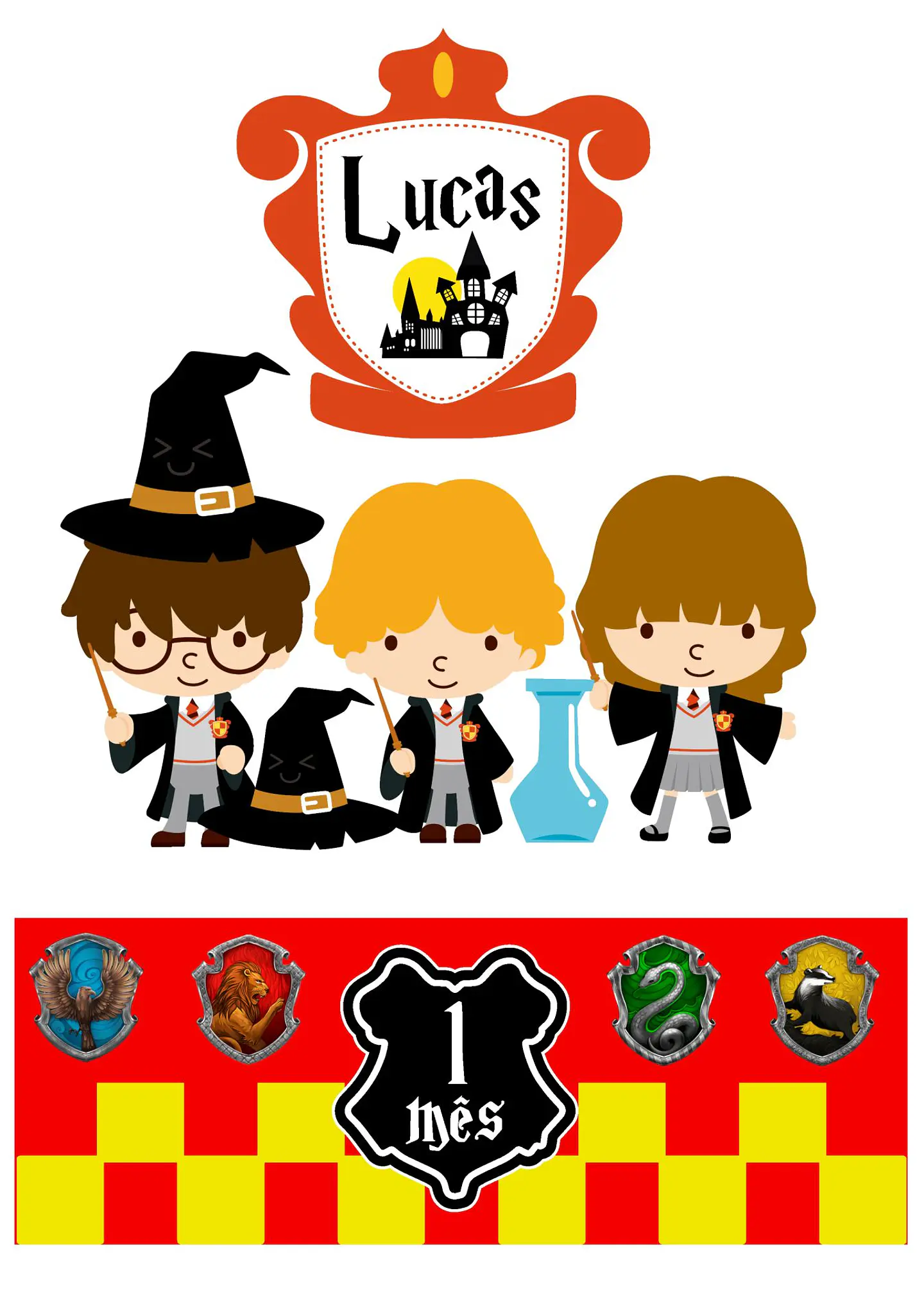 Arquivo de Corte Topo de Bolo Harry Potter Cute Baby 18 1