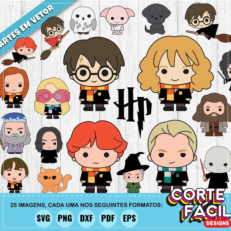Arquivo de Corte Topo de Bolo Harry Potter Cute Baby 13 1