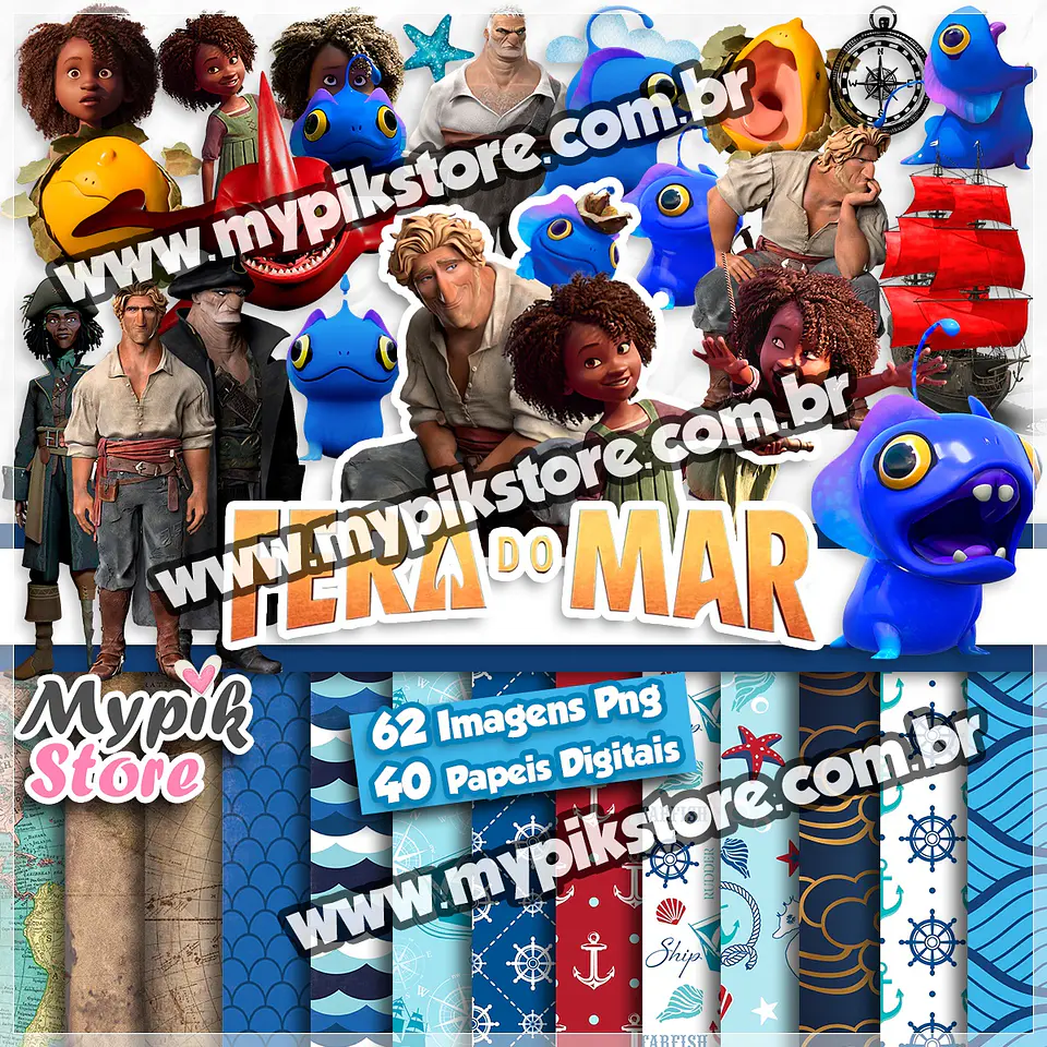 Kit Digital A Fera do Mar 3 1