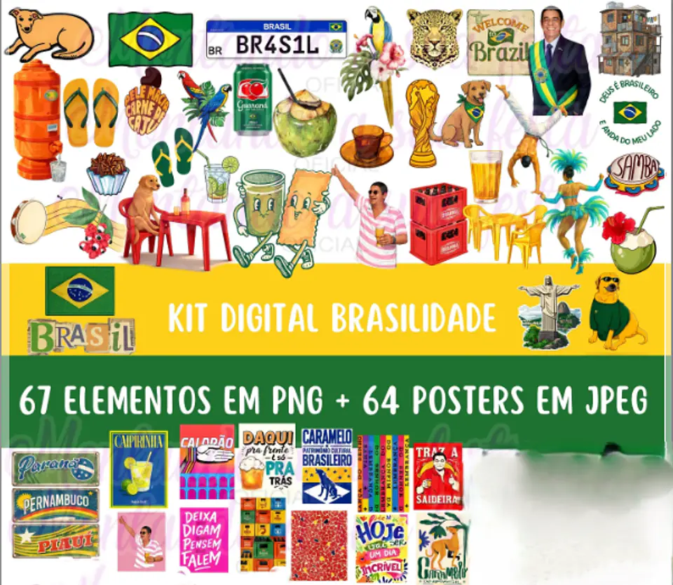 Kit Digital Brasilidade 1 1