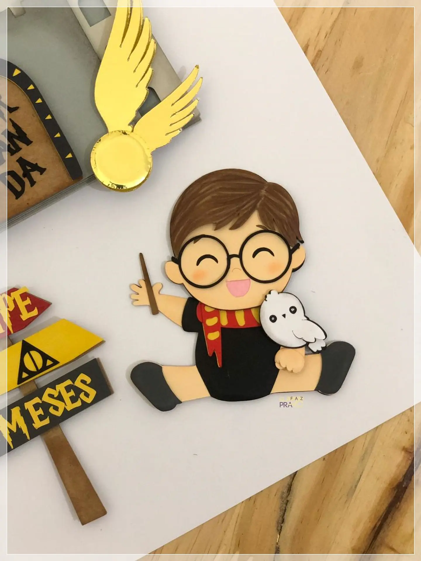 Arquivo de Corte Topo de Bolo Harry Potter Cute Baby 4 1