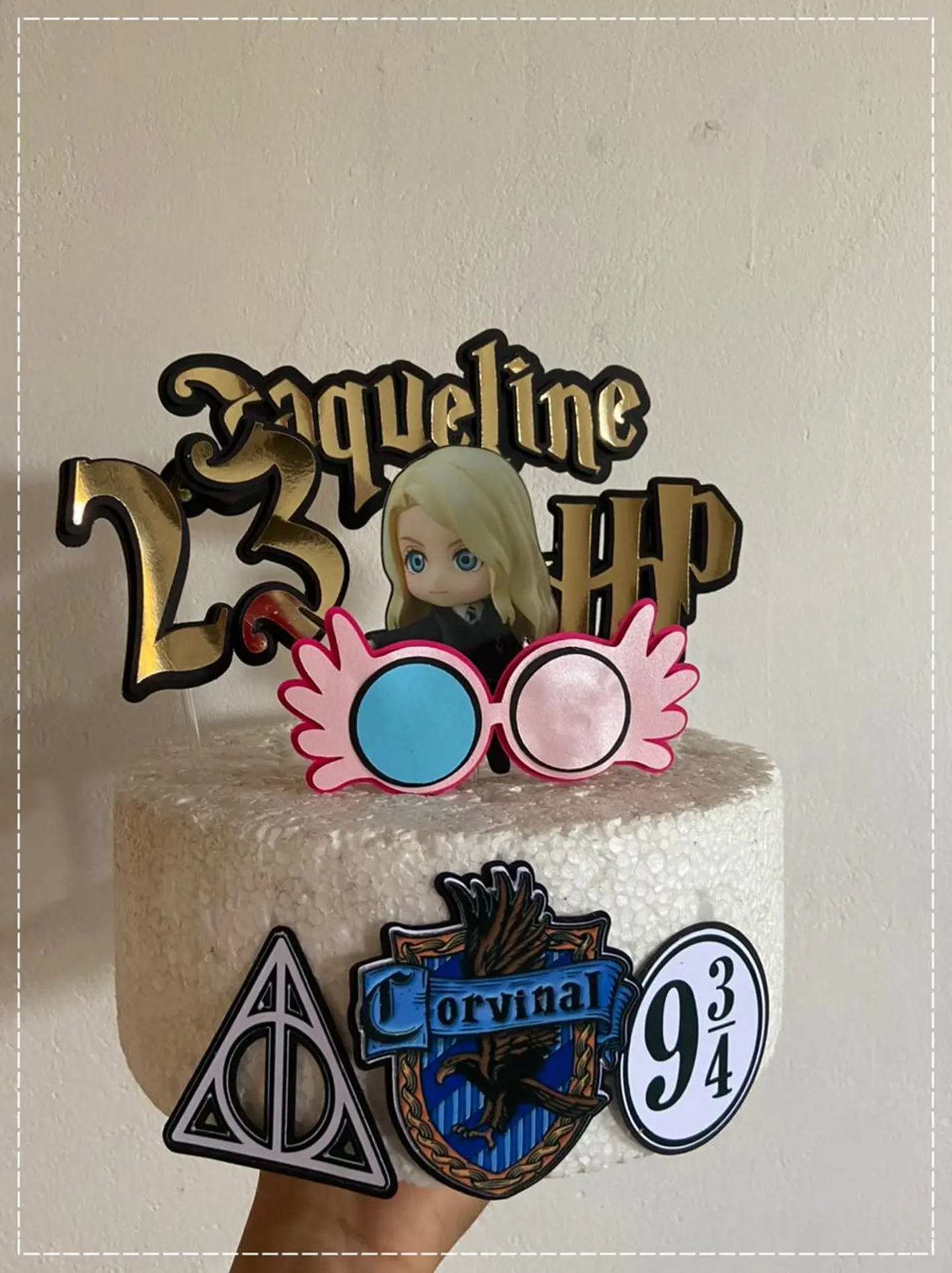 Arquivo de Corte Topo de Bolo Harry Potter Cute Baby 1 1