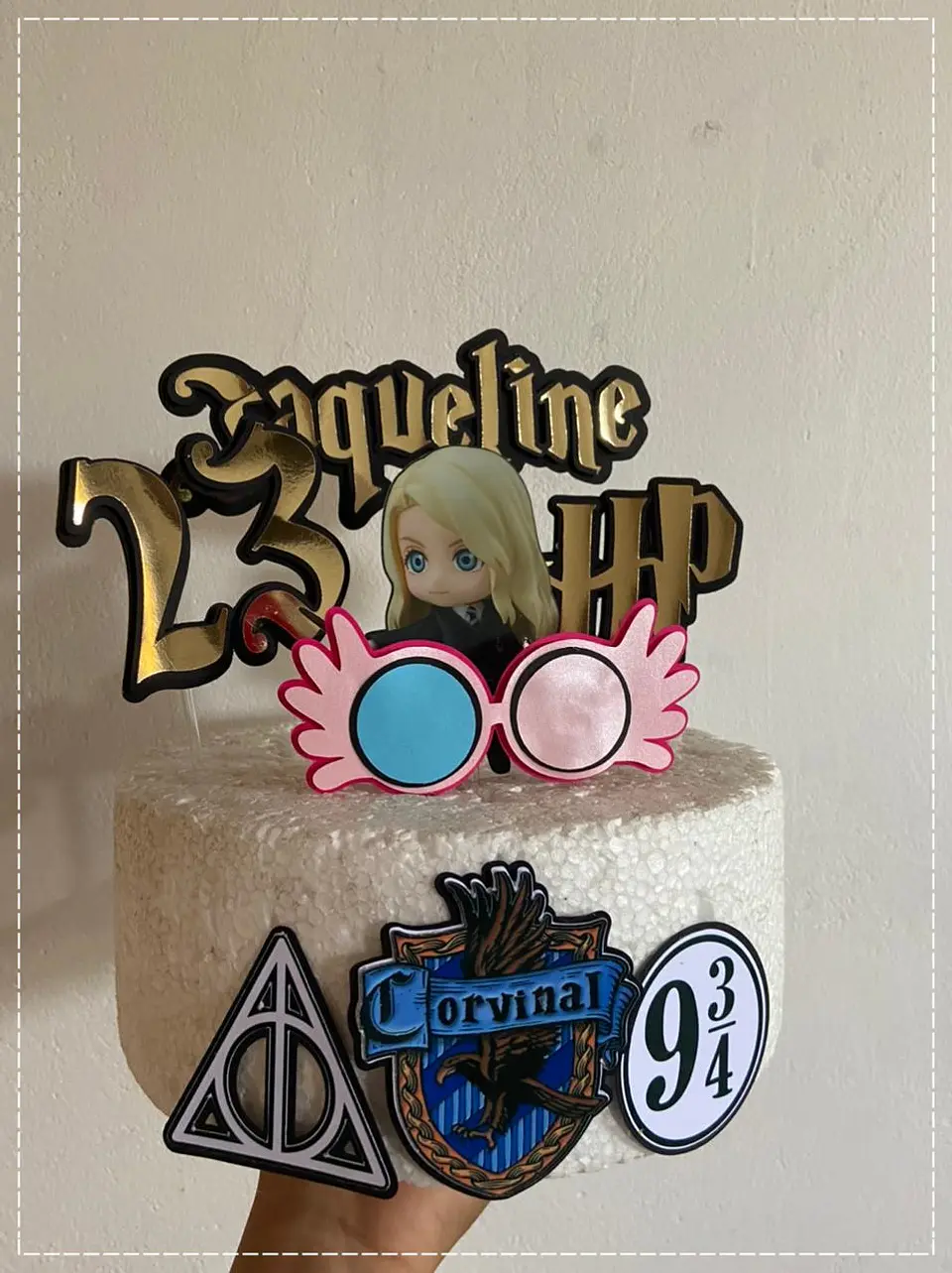 Arquivo de Corte Topo de Bolo Harry Potter Cute Baby 1 1