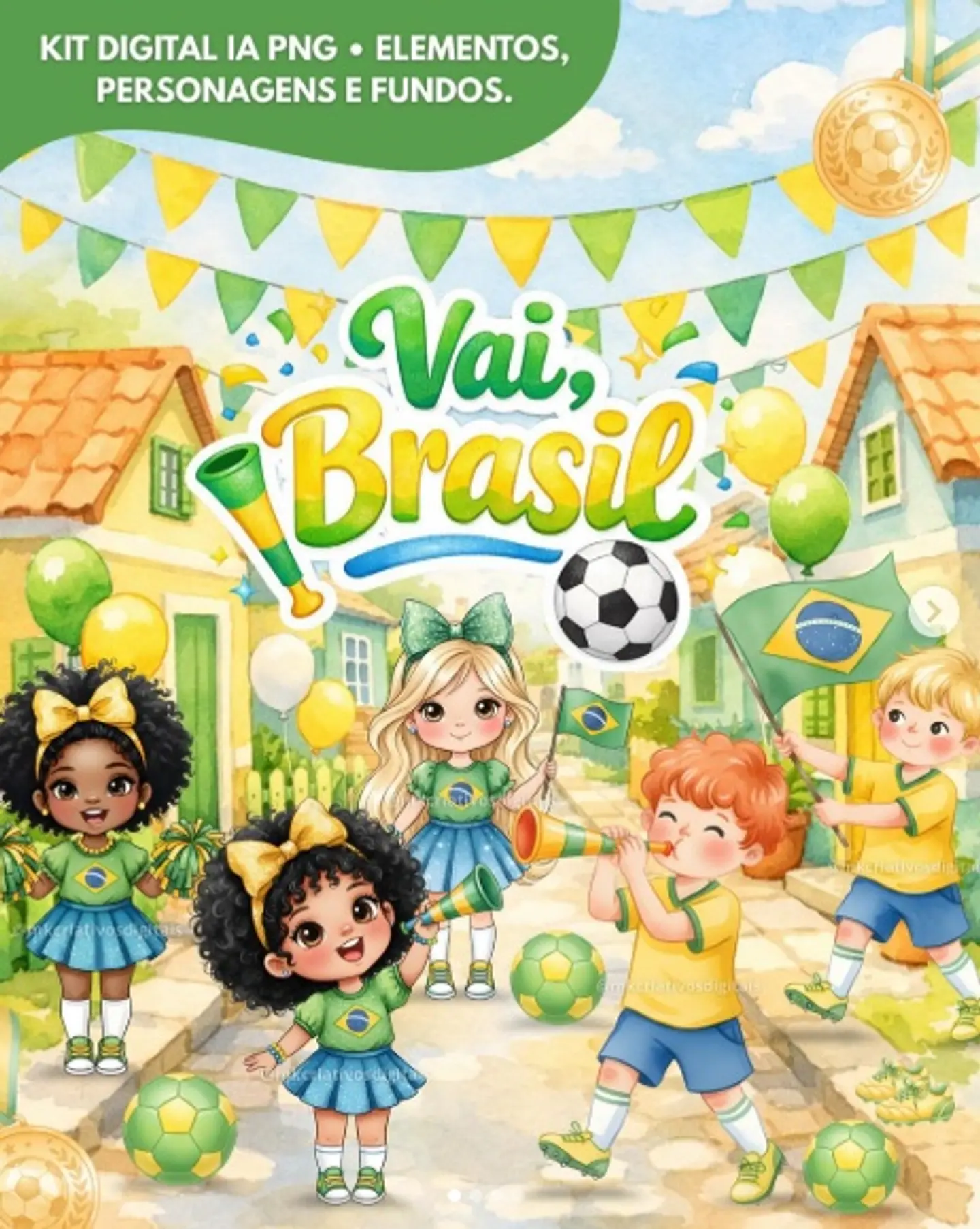 Kit Digital Vai, Brasil! 142 1