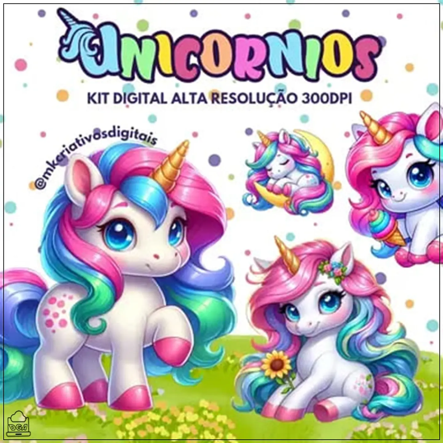 Kit Digital Unicórnio 140 1