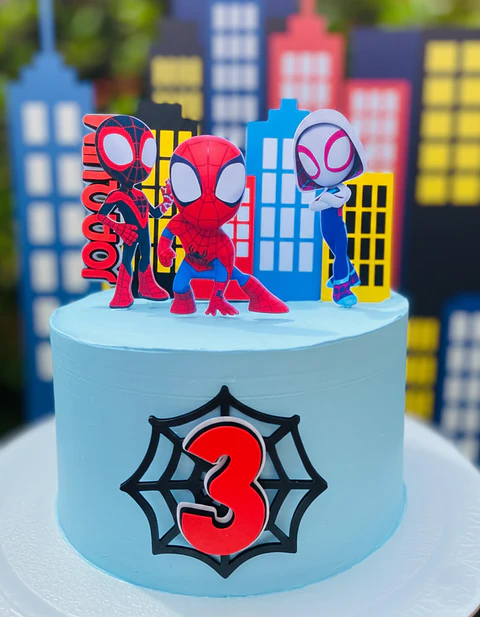 Arquivo de Corte Topo de Bolo Homem Aranha Spider Man 61