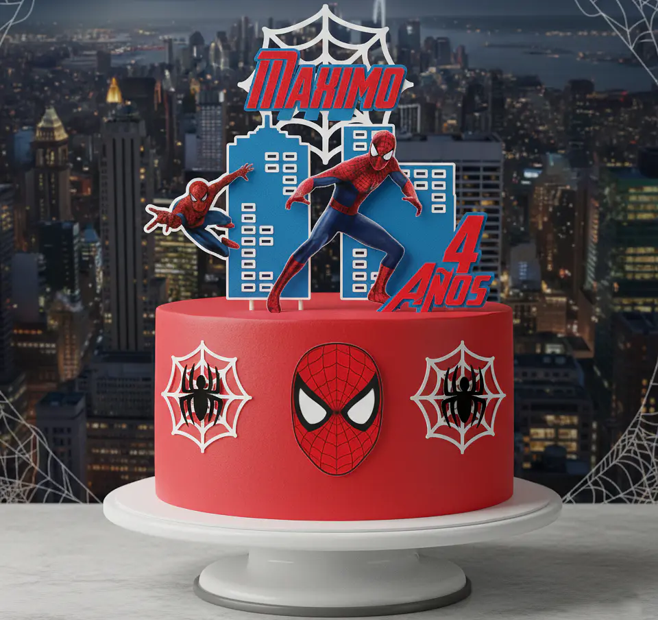 Arquivo de Corte Topo de Bolo Homem Aranha Spider Man 59 1
