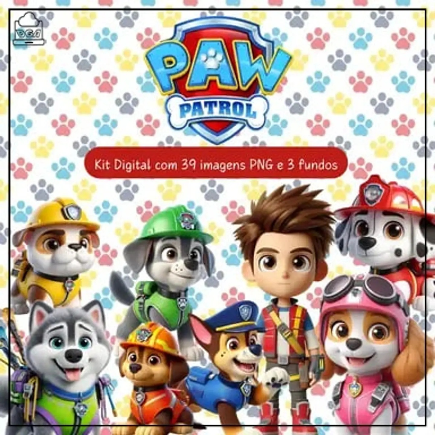 Kit Digital Patrulha Canina 115 1