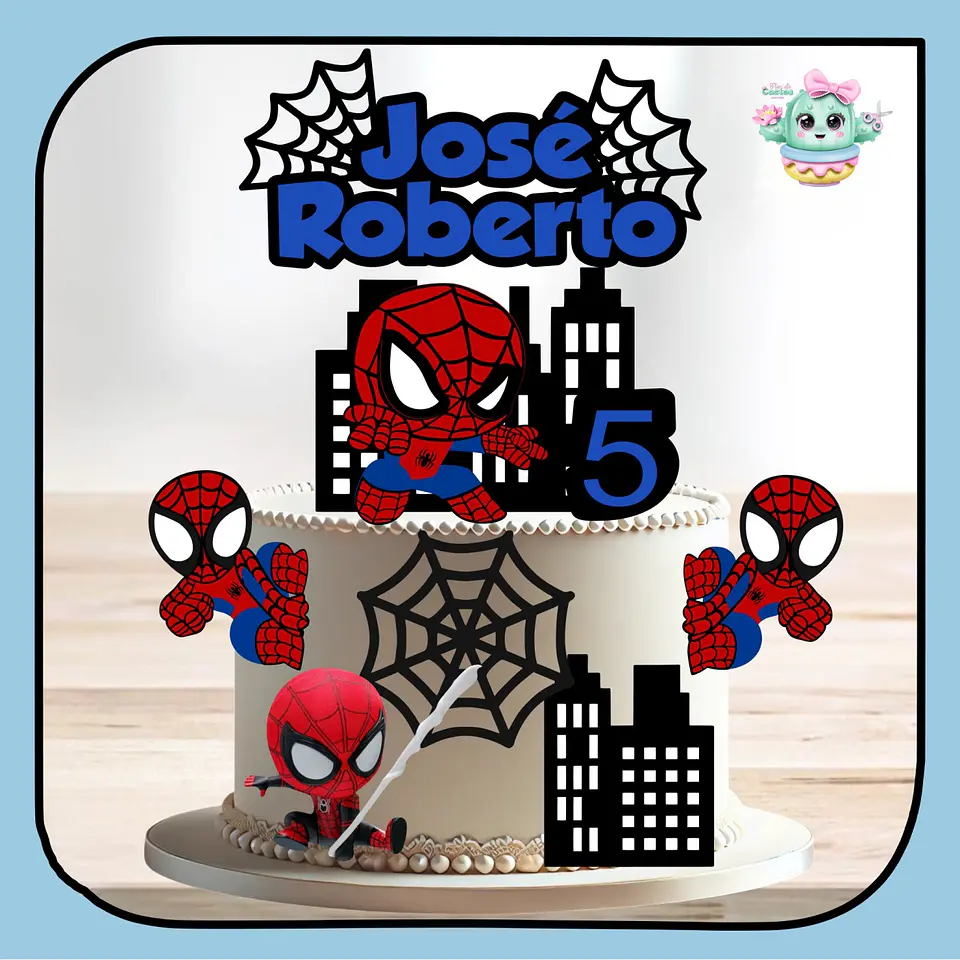 Arquivo de Corte Topo de Bolo Homem Aranha Spider Man 58 1