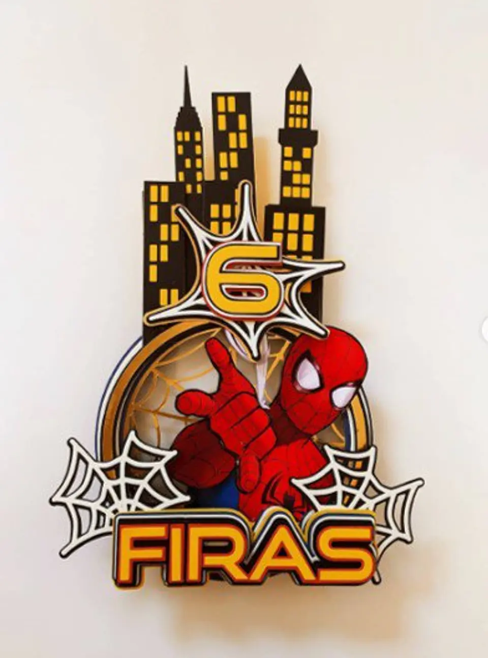 Arquivo de Corte Topo de Bolo Homem Aranha Spider Man 57 1