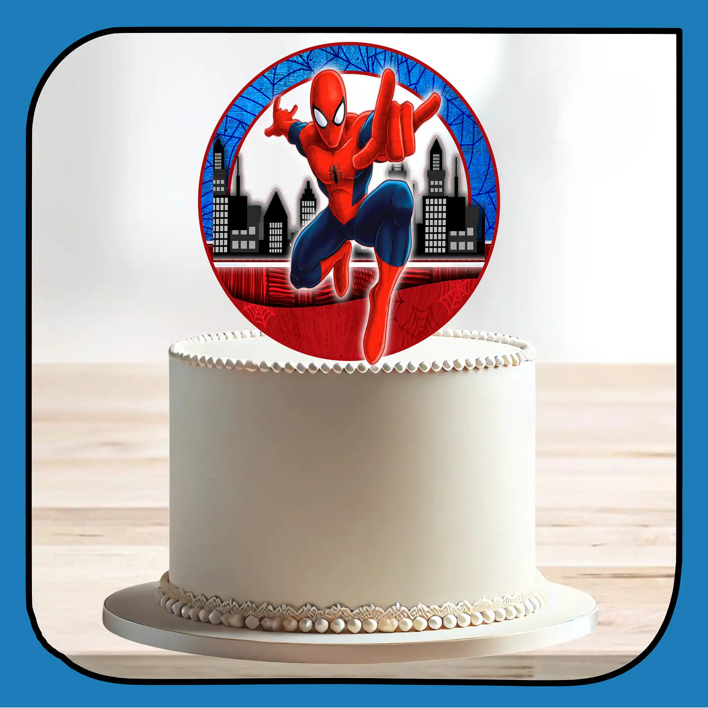Arquivo de Corte Topo de Bolo Homem Aranha Spider Man 55 1