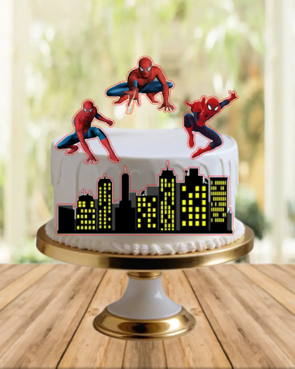 Arquivo de Corte Topo de Bolo Homem Aranha Spider Man 46 1
