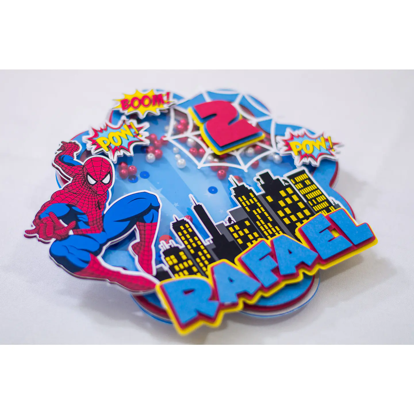 Arquivo de Corte Topo de Bolo Homem Aranha Spider Man 45 1
