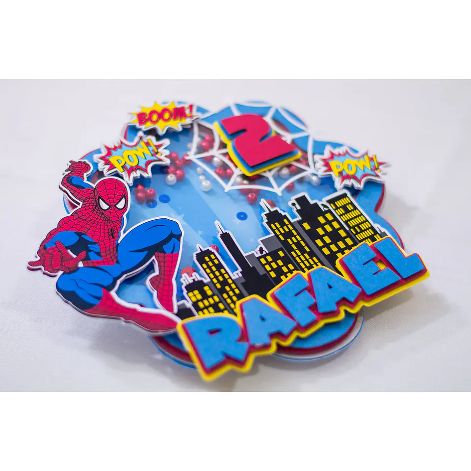 Arquivo de Corte Topo de Bolo Homem Aranha Spider Man 45 1
