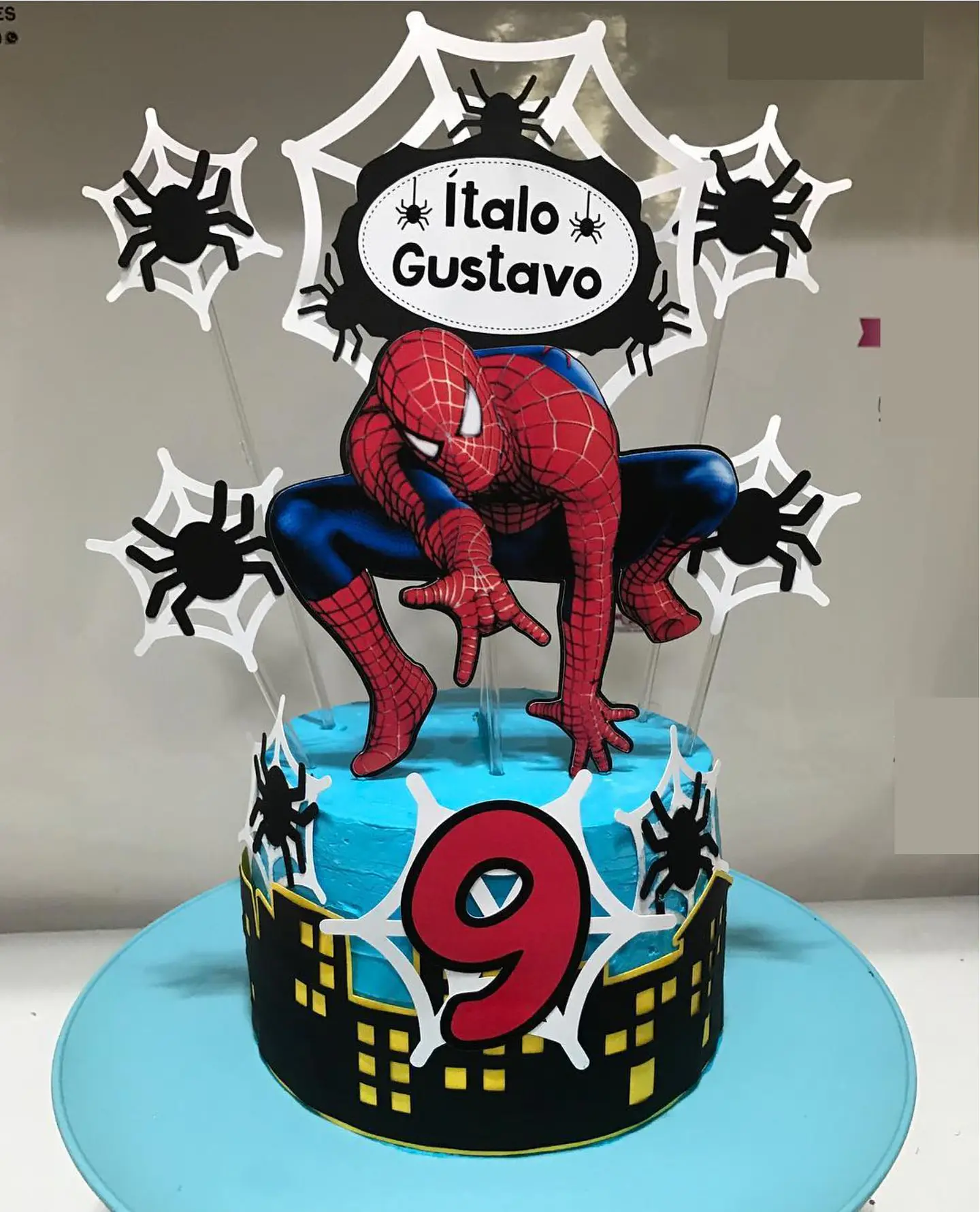 Arquivo de Corte Topo de Bolo Homem Aranha Spider Man 38 1