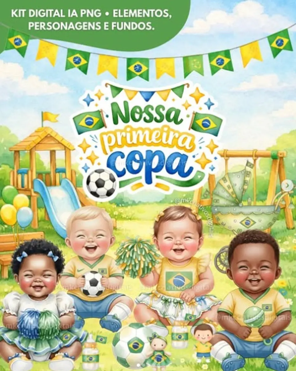 Kit Digital Nossa Primeira Copa 96 1