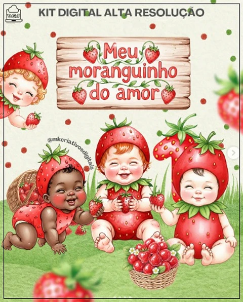 Kit Digital Meu Moranguinho do Amor 89